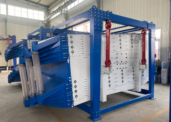 Square Gyratory Swing Screen Quartz Sand Sieving Machine สําหรับการกรองละเอียด