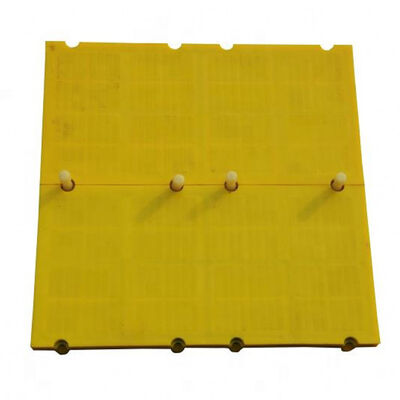 40mm ความหนา Polyurethane Screen Mesh with High Wear Resistance สําหรับโรงงานซักผ้าหินหิน