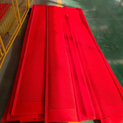 โพลียูเรธาน Flip-Flop Screen Mesh หน้ากว้าง 1m 55 ความแข็งของฝั่งสําหรับการแปรรูปแร่เหล็ก