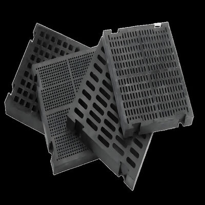 แผนจอยางความหนา 25 มม ด้วยความแข็ง 40 Shore A และ 60 Shore A สําหรับความทนทานต่อการบด