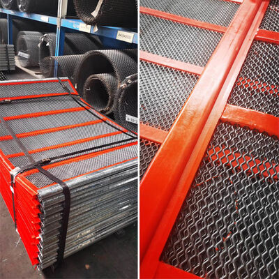 โพลี Ripple การทําความสะอาดตัวเองสาย Mesh สําหรับดําสั่นสั่น Quarry การทําเหมืองแร่ Sieving