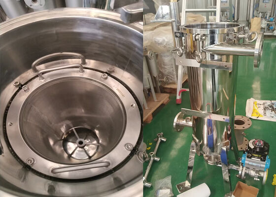 การเคลือบทําความสะอาดตัวเอง ภายใน Scraper ฟิลเตอร์ Housing สําหรับ Soymilk Filtration