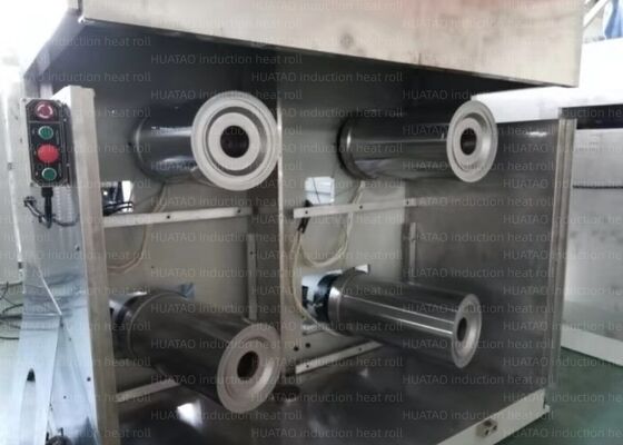 ลูกกลิ้งทำความร้อนเหนี่ยวนำความร้อนดีเยี่ยม เคลือบกระจก Godet Roller เคลือบเซรามิก
