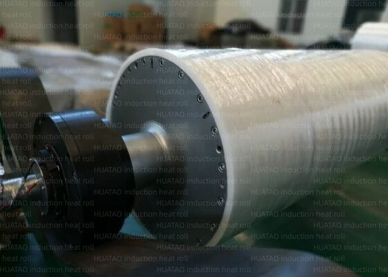 โครเมียมที่แข็ง Teflok Spray เซรามิคหรือวอล์ฟกัมคาร์ไบด์ อิเล็กทรอมักเนติก Induction Heating Roller alloy Steel And Steel