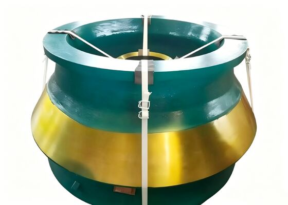 แผ่นกรามสำหรับ Met*o Sand**k Te**x Crusher Precision Casting ชิ้นส่วนบดประสิทธิภาพสูง