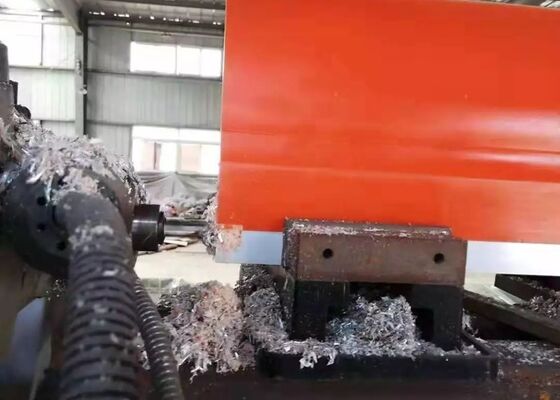 เครื่องทำความสะอาดสายพานลำเลียง PU เครื่องขูดรองใบมีดสีน้ำเงินโครงสร้างทนต่อการกัดกร่อน