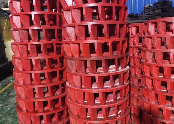 เครื่องปั่นเหมืองหิน Rotor Stator Assembly Polyurethane ทนต่อการสวมเหลือง