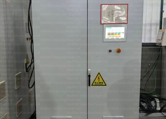 ความเร็วเชิงเส้น Max 1000mmin Max 1000mmin คาเลนเดอร์โรลเลอร์ อิเล็กทรอนิกส์ Induction Heating โรลเลอร์มิติ:1000 ถึง 1500mm กับ L1000 ถึง 3000mm