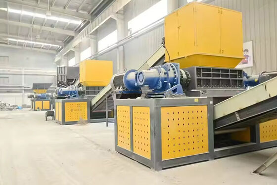 เครื่องบดยางแบบสองแบบ 800kg/h สําหรับสายยางปูน