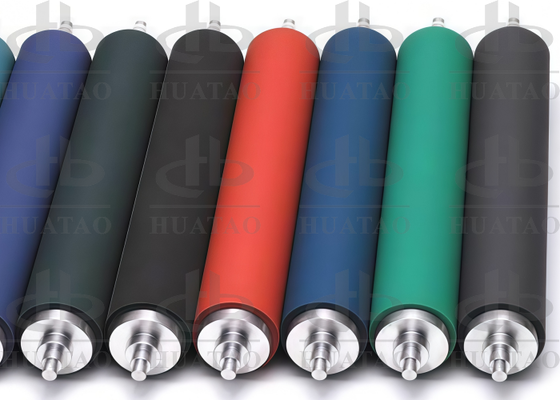 ลูกกลิ้งทำความร้อนเหนี่ยวนำเคลือบเทฟล่อน Anti Stick สำหรับการสังเคราะห์ PI และแผ่นหุ้มเหล็กอลูมิเนียม