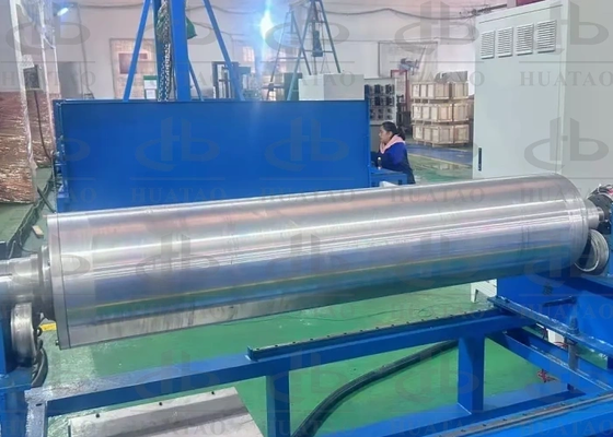 ลูกกลิ้งทำความร้อนแบบเหนี่ยวนำสร้างมิตรกับไอน้ำฟรีสำหรับฟิล์ม PTFE และลามิเนตหุ้มทองแดง