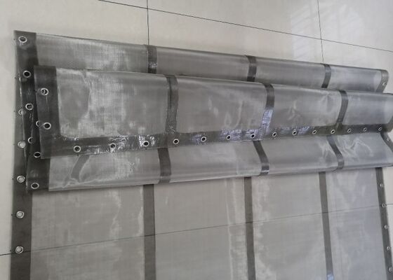 HUATAO 316L สแตนเลส Grommet Screen ปรับขอบ > 80 °C ทนต่ออุณหภูมิสูง