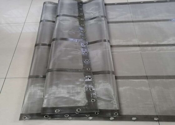 Rotex Replacement Grommet Screen 316 แอปพลิเคชั่นการขุดขอบผ้าใบสแตนเลส