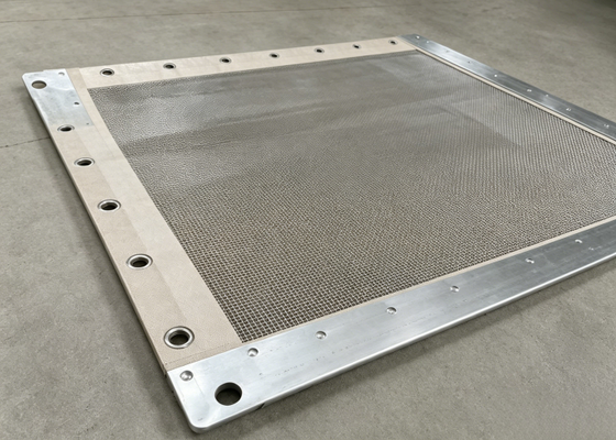 HUATAO อุตสาหกรรม Grommet Screen กระจกโปร่ง PU Edge สอดคล้องกับ EU อุตสาหกรรมเครื่องดื่ม