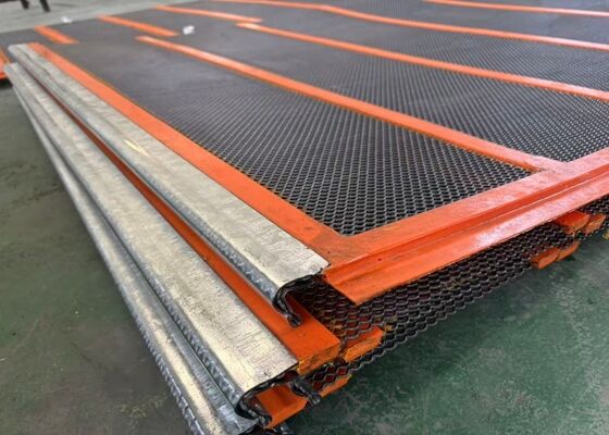 การทําเหมืองแร่ การทําความสะอาดตัวเอง Screen Mesh สําหรับการแยกวัสดุที่ติด