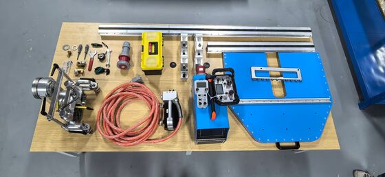 เครื่องเลื่อยผนัง HF 26kw อัตราความล้มเหลวต่ำในการตัดต่อเนื่องสำหรับโครงการทางวิศวกรรม