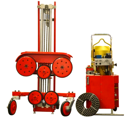 เครื่องเลื่อยสายไฟไฮดรอลิกสำหรับการตัดคอนกรีตเสริมเหล็กในพื้นที่แคบ