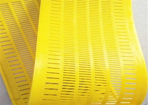 รองเท้าแตะโพลียูรีเทนที่ทนทานสูงสำหรับการคัดแยกแร่ พร้อมระบบการขันสลักและแคลมป์