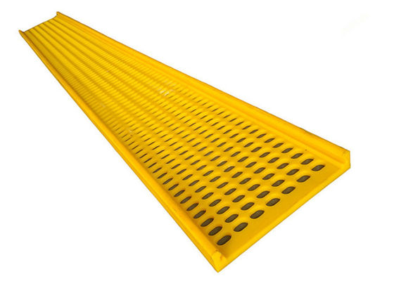 แผ่นกรองโพลียูรีเทนสำหรับเหมืองแร่แบบ Flip Flow Screens Mats ทนทานต่อการสึกหรอสูงและทำความสะอาดตัวเองได้