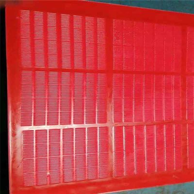 แผงตะแกรงโพลียูรีเทนแบบโมดูลาร์ WS 85 ขนาด 305x305 มม. รอยต่อ 0.075 มม. ทนทานต่อการสึกหรอสำหรับการลดน้ำในเหมืองถ่านหิน
