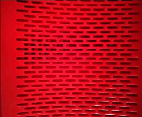 ความต้านทานการกัดกร่อนสูงหนีบหน้าจอวัสดุไหล Polyurethane พลิกหน้าจอถ่านหิน