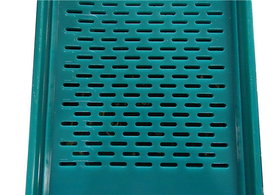 สกรีนสั่นสะเทือนสําหรับเหมืองแร่ สกรีนสับสล็อป PU สําหรับล้างถ่านหิน ผลิตจากพอลิอุเรธานเอลาสโทเมอร์ที่แข็งแรงสูง