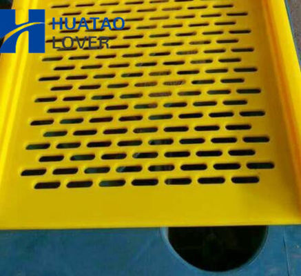 Flip Flop mats หน้าจอโพลียูรีเทนขนาด 3x10 มม. สำหรับการล้างถ่านหิน