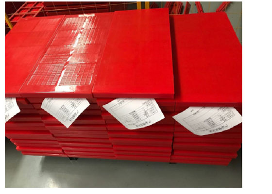 ตาข่ายหน้าจอโพลียูรีเทน 305x305 มม. สำหรับการบำบัดน้ำเสีย